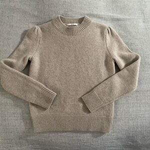 CO Essentials 100% Cashmere Puff Sleeve Sweater XS